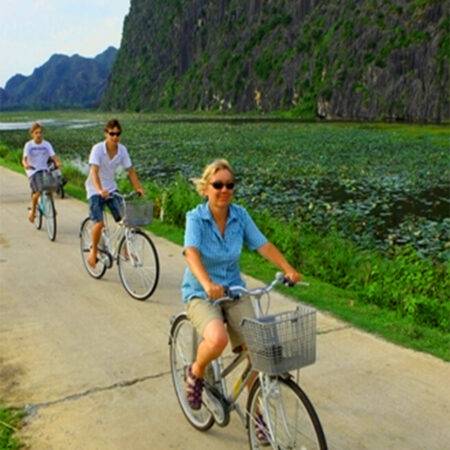 cycling van long to kenh ga one day tour